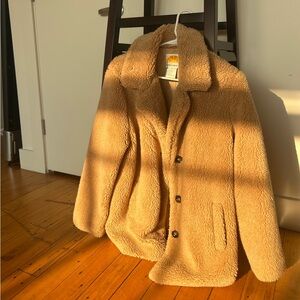 C&C California Warm Tan Teddy Jacket
